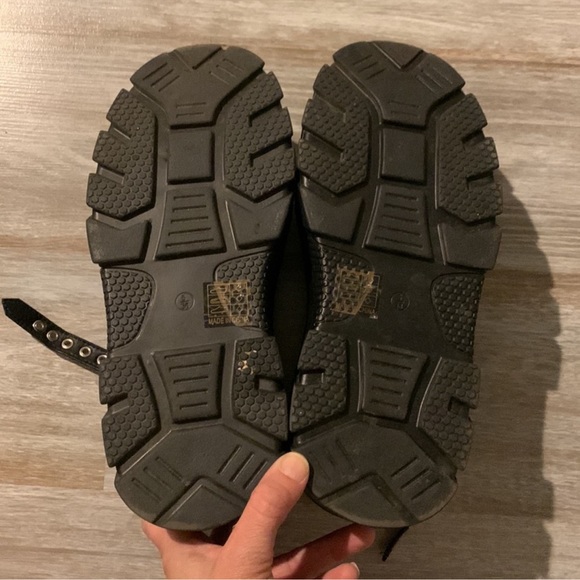 ASOS KOl A Warriors Heart chunky mary janes in black UK 5/38 preowned - Picture 12 of 16